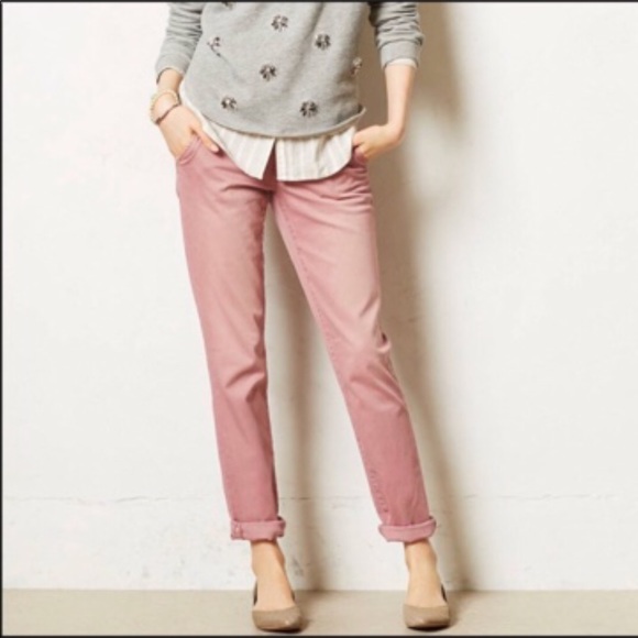 Anthropologie Pants - ANTHRO PILCRO AND THE LETTERPRESS Pink Chinos